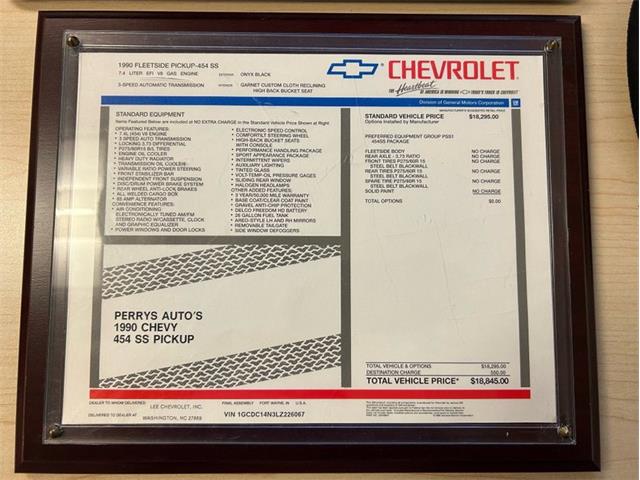 1990 Chevrolet Super Sport (CC-1783194) for sale in Greensboro, North Carolina