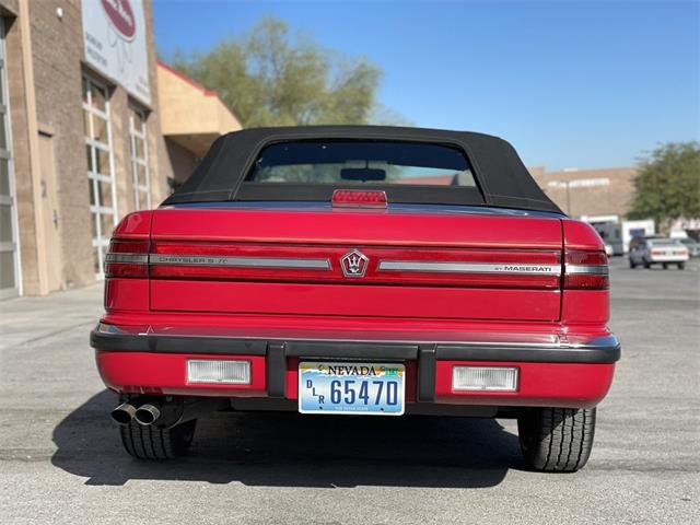 1990 Chrysler TC by Maserati (CC-1789594) for sale in Henderson, Nevada