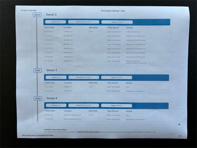 2014 Dodge Challenger R/T (CC-1797481) for sale in North Royalton, Ohio