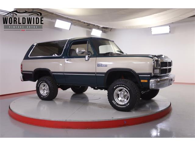 1993 Dodge Ramcharger (CC-1797761) for sale in Denver , Colorado