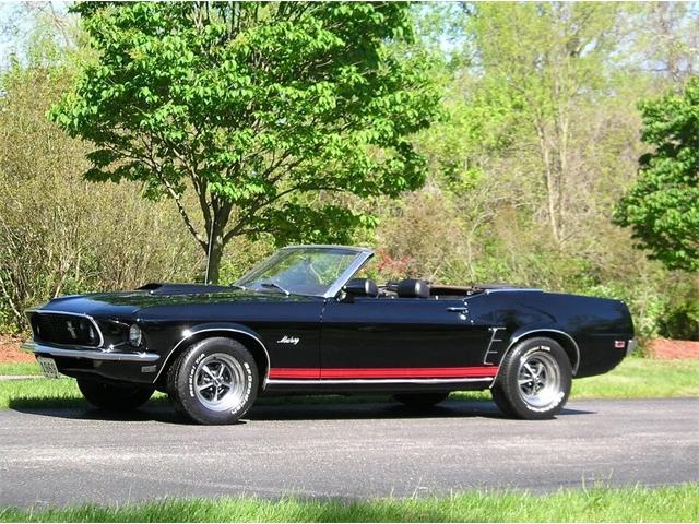 1969 mustang convertible black