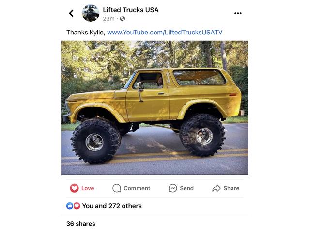 1978 Ford Bronco (CC-1801051) for sale in Talking Rock, Georgia