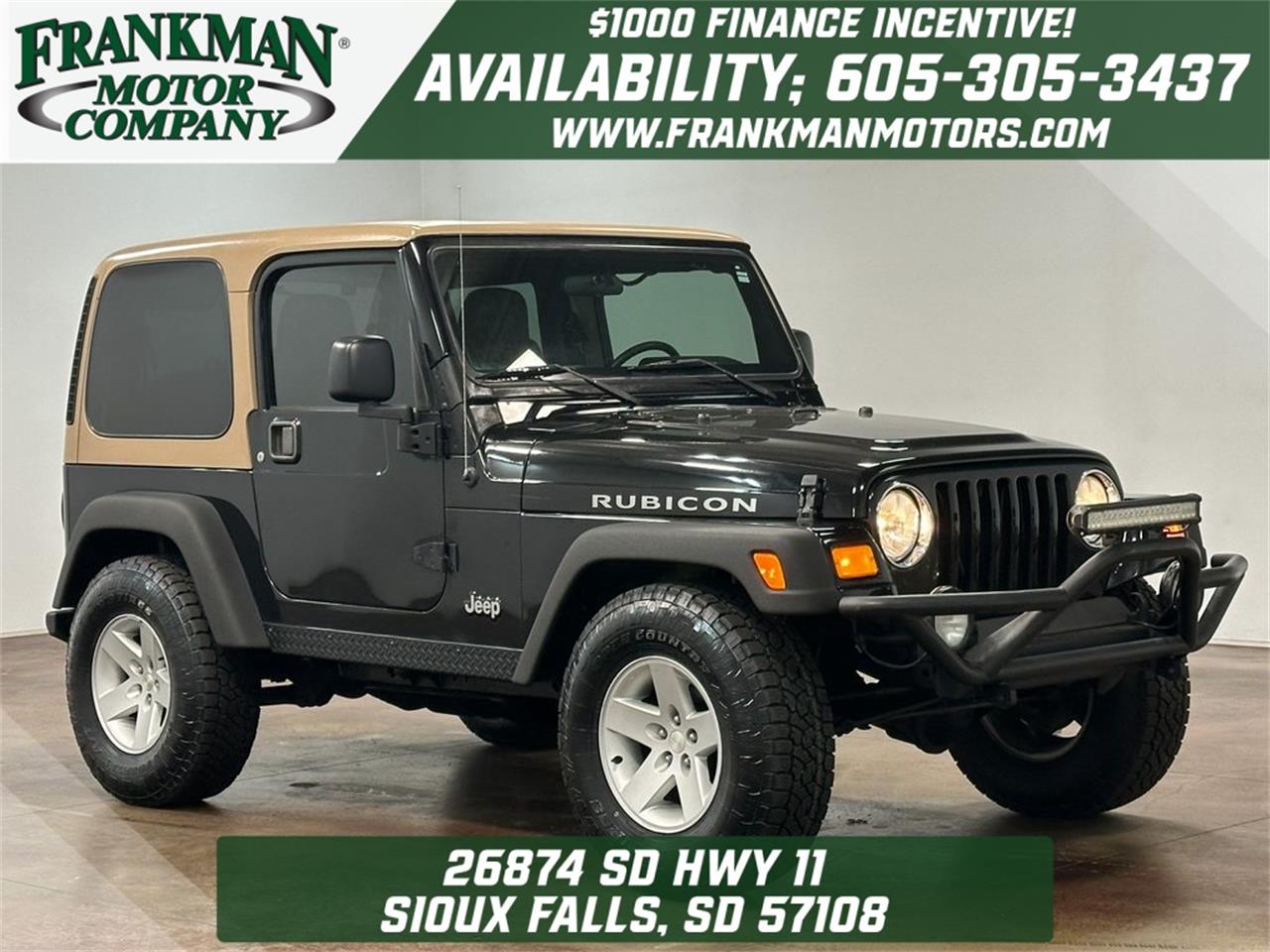 For Sale: 2004 Jeep Wrangler in Sioux Falls, South Dakota for sale in Sioux Falls, SD