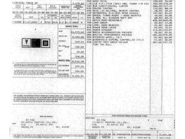 1980 Pontiac Firebird Trans Am (CC-1802834) for sale in Cadillac, Michigan