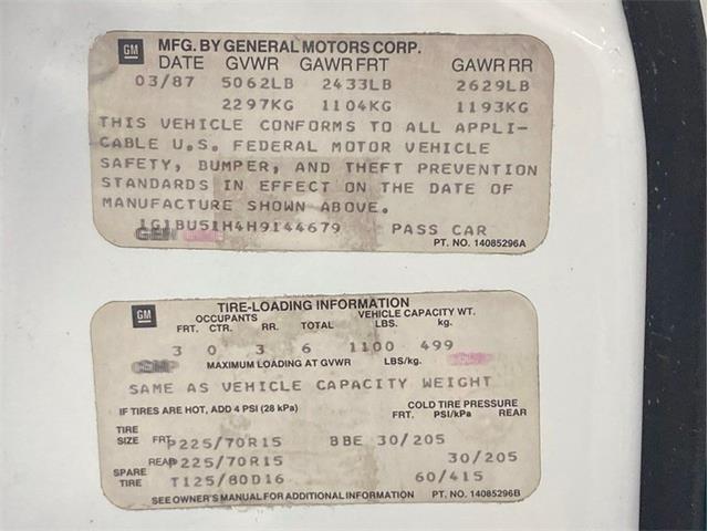 1987 Chevrolet Caprice (CC-1804229) for sale in Depew, New York