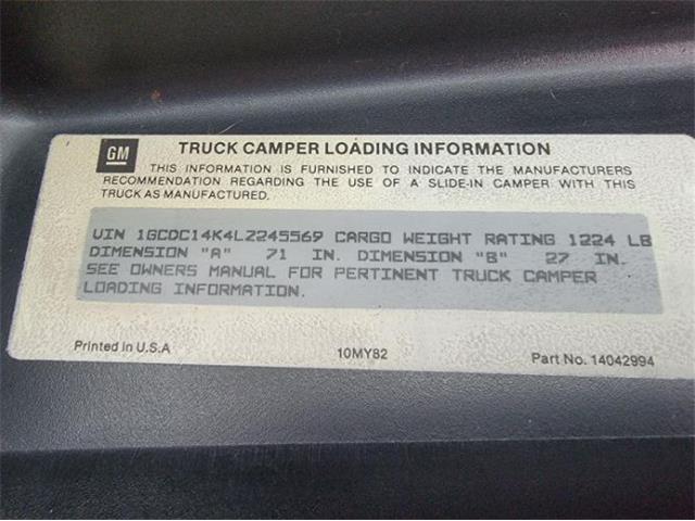 1990 Chevrolet C/K 1500 (CC-1804514) for sale in Cadillac, Michigan