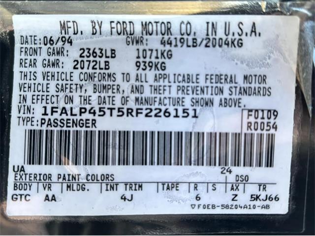 1994 Ford Mustang GT (CC-1804710) for sale in Denison, Texas