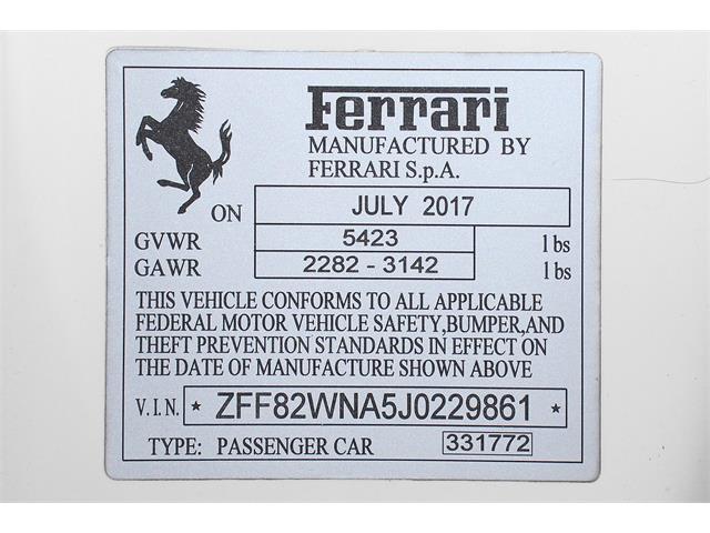 2018 Ferrari GTC4 Lusso (CC-1805071) for sale in San Carlos, California