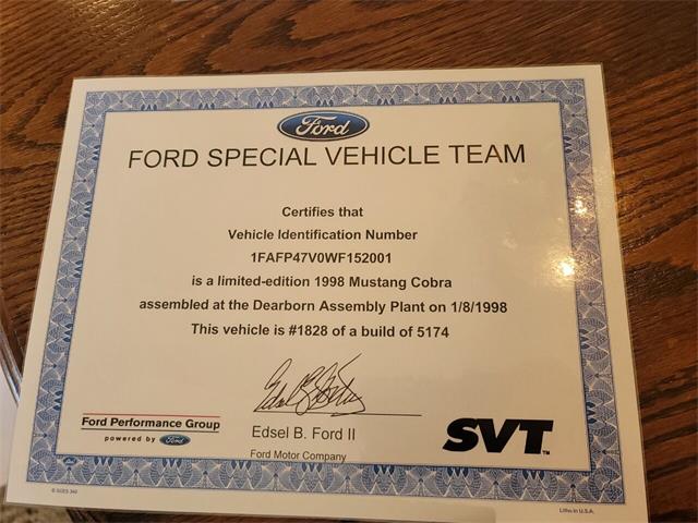 1998 Ford Mustang SVT Cobra (CC-1800612) for sale in Warner Robins, Georgia
