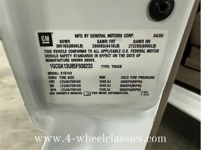 2005 Chevrolet Silverado (CC-1808832) for sale in Holland , Michigan