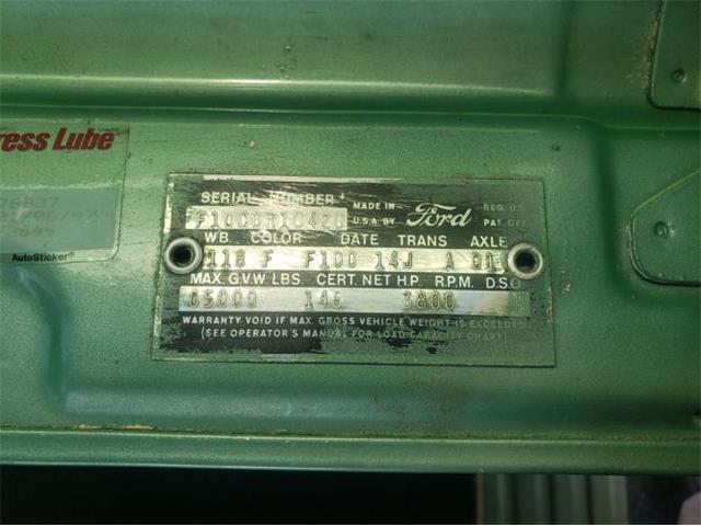 1960 Ford F100 (CC-1813703) for sale in Cadillac, Michigan