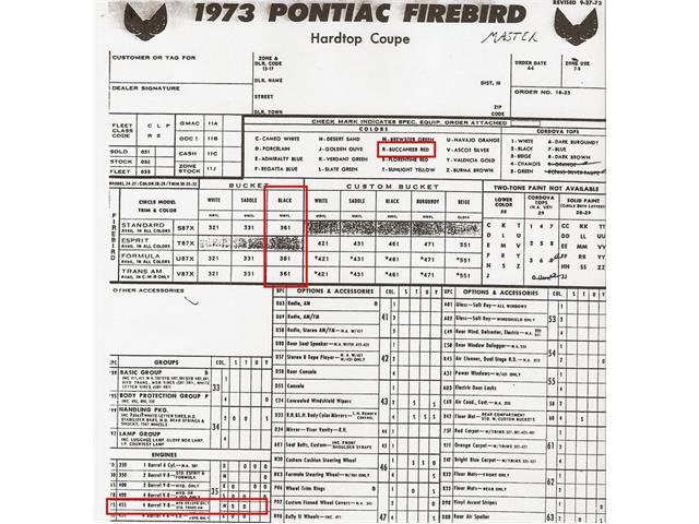 1973 Pontiac Firebird Trans Am (CC-1815105) for sale in Lincoln, Nebraska