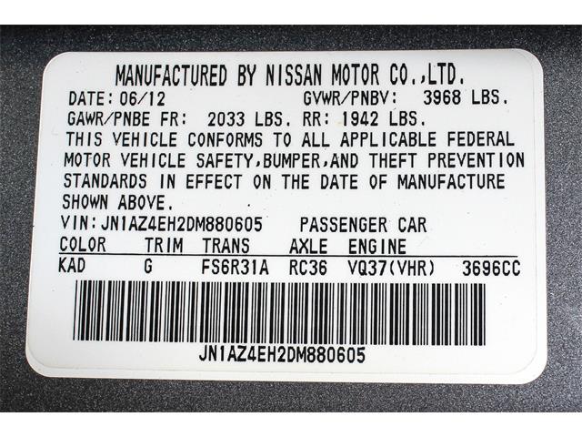 2013 Nissan 370Z (CC-1822461) for sale in San Carlos, California