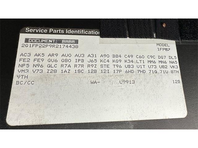 1994 Chevrolet Camaro Z28 (CC-1825074) for sale in Biloxi, Mississippi