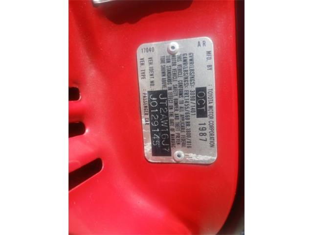 1987 Toyota MR2 (CC-1825706) for sale in Cadillac, Michigan