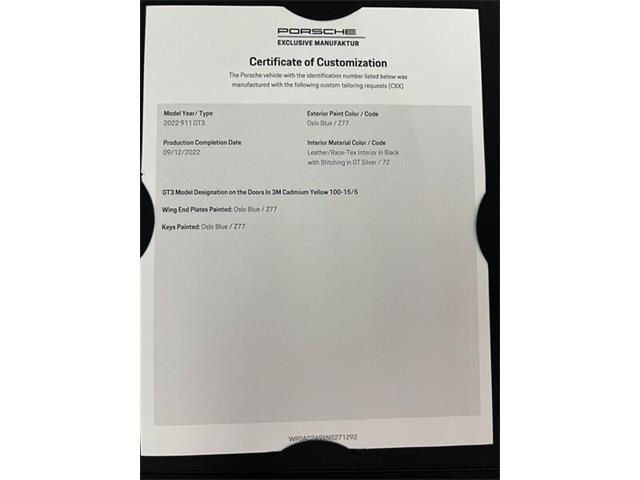 2022 Porsche 911 GT3 (CC-1825911) for sale in Springfield, Ohio