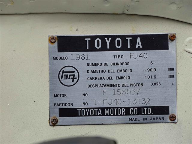 1961 Toyota Land Cruiser (CC-1825997) for sale in O'Fallon, Illinois