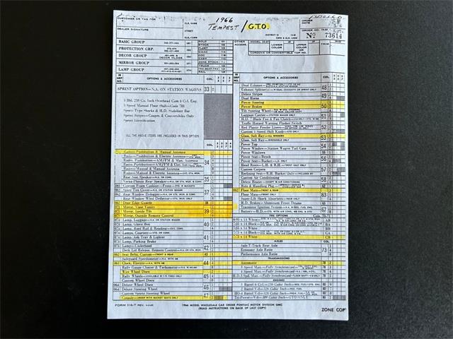 1966 Pontiac GTO (CC-1832436) for sale in North Royalton, Ohio