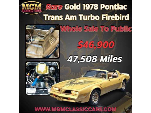 1978 Pontiac Firebird Trans Am (CC-1834452) for sale in Addison, Illinois