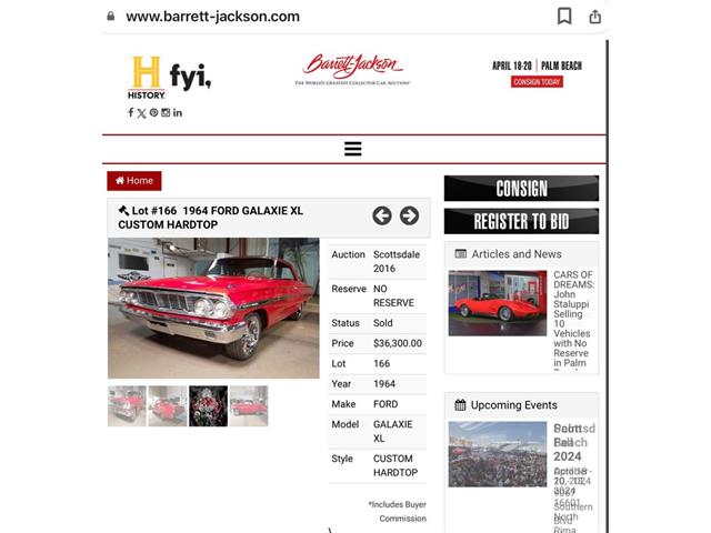 1964 Ford Galaxie (CC-1834714) for sale in Murrieta, California