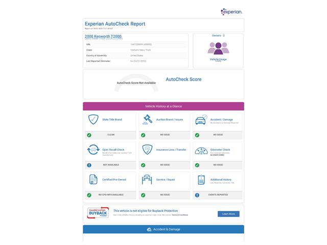 2000 Kenworth T2000 (CC-1835275) for sale in , 