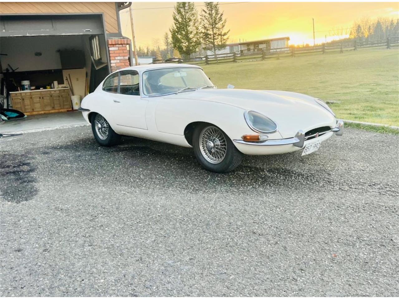 1965 Jaguar E-Type in One Hundred Mile House, British Columbia
