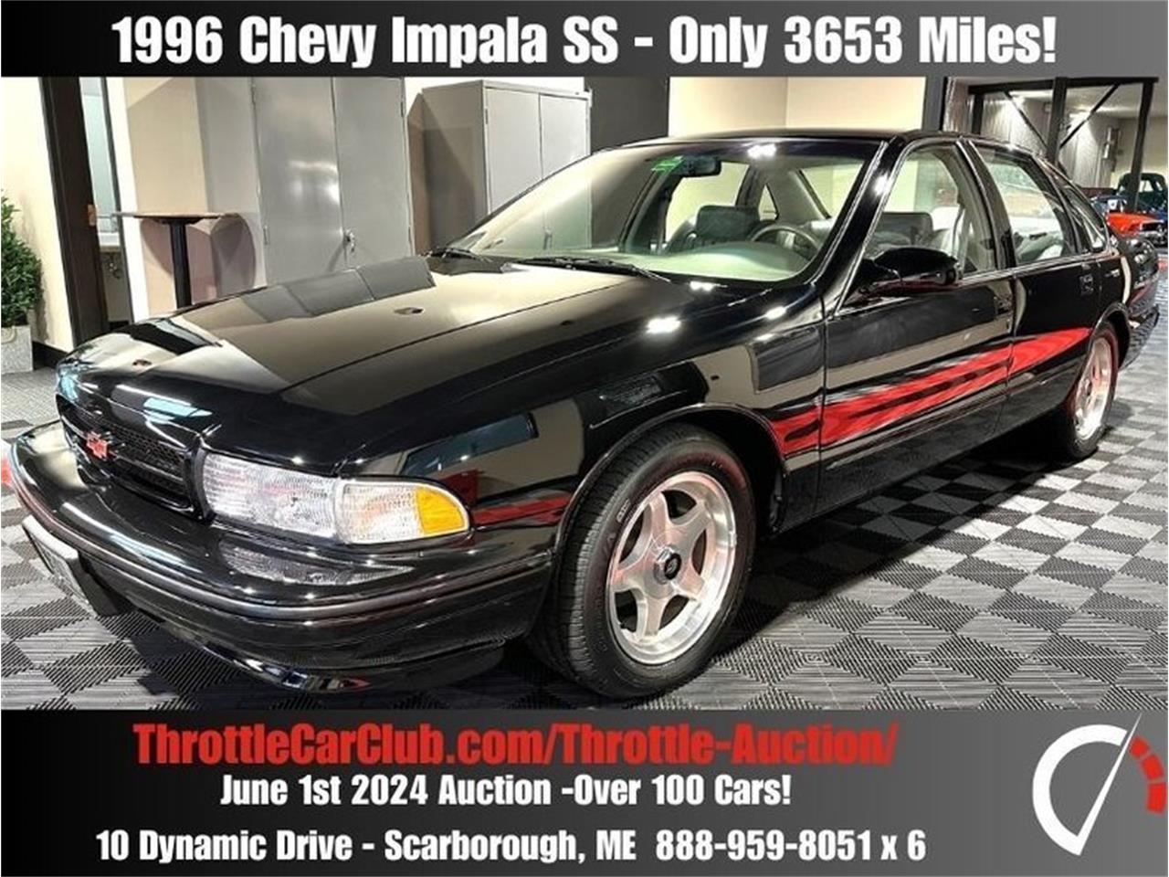 For Sale at Auction: 1996 Chevrolet Impala in Scarborough, Maine