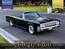 1962 Lincoln Continental Convertible (CC-1830751) for sale in Palm Desert , California