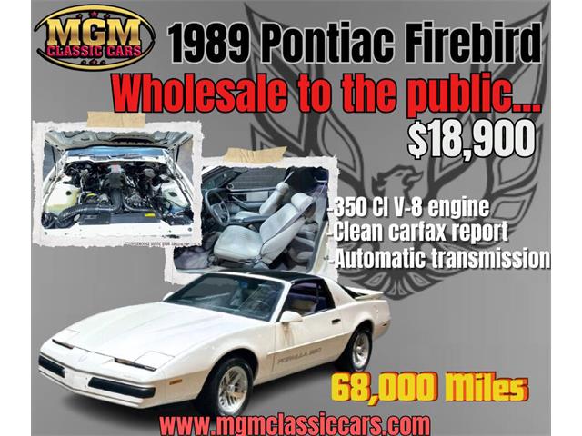 1989 Pontiac Firebird (CC-1830896) for sale in Addison, Illinois