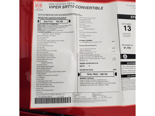 2008 Dodge Viper (CC-1839703) for sale in BEAVERCREEK, Oregon