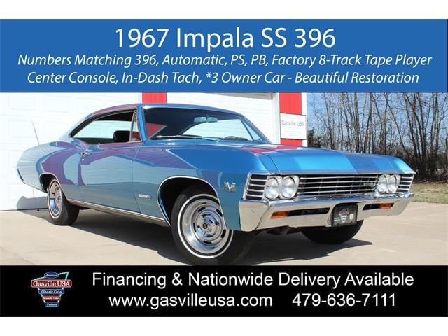 1967 Chevrolet Impala SS (CC-1839868) for sale in Rogers, Arkansas