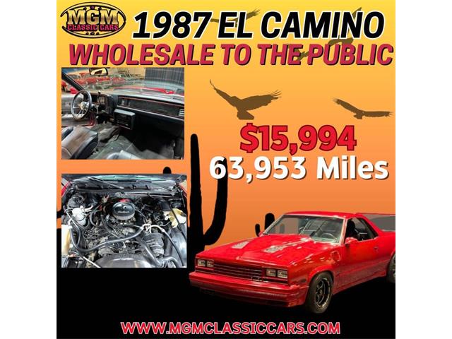 1987 Chevrolet El Camino (CC-1842918) for sale in Addison, Illinois