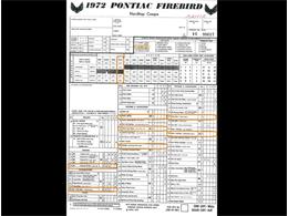 1972 Pontiac Firebird Trans Am (CC-1843823) for sale in Lincoln, Nebraska