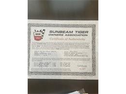 1966 Sunbeam Tiger (CC-1844565) for sale in South Haven, Michigan