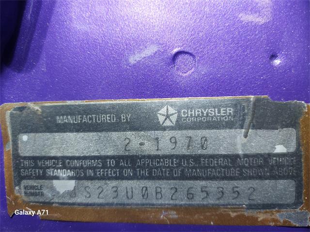 1970 Dodge Challenger R/T (CC-1846982) for sale in Ascension , Quebec