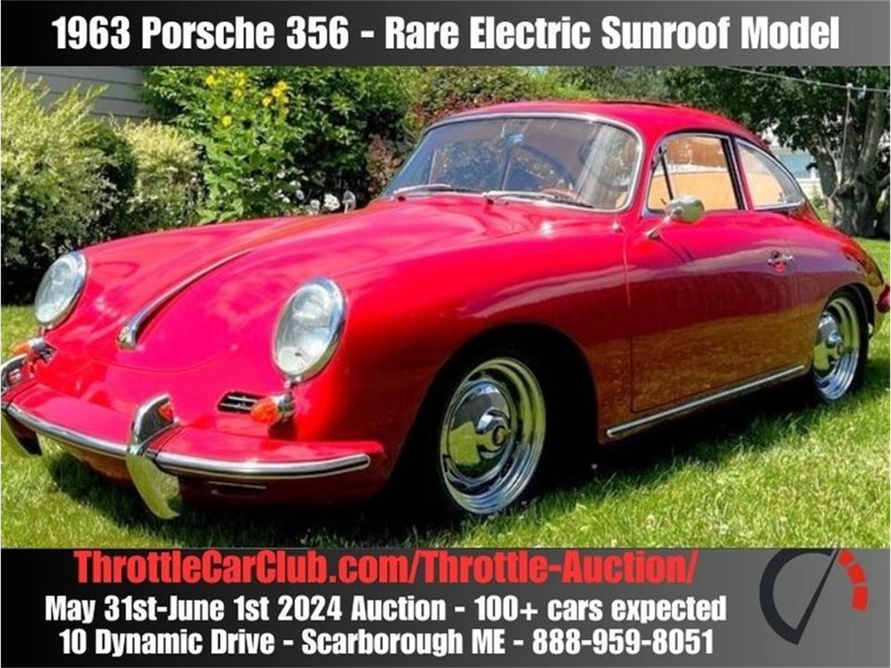 For Sale at Auction: 1963 Porsche 356 in Scarborough, Maine