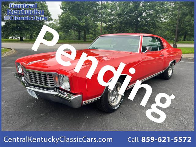 1972 Chevrolet Monte Carlo (CC-1851002) for sale in Paris , Kentucky