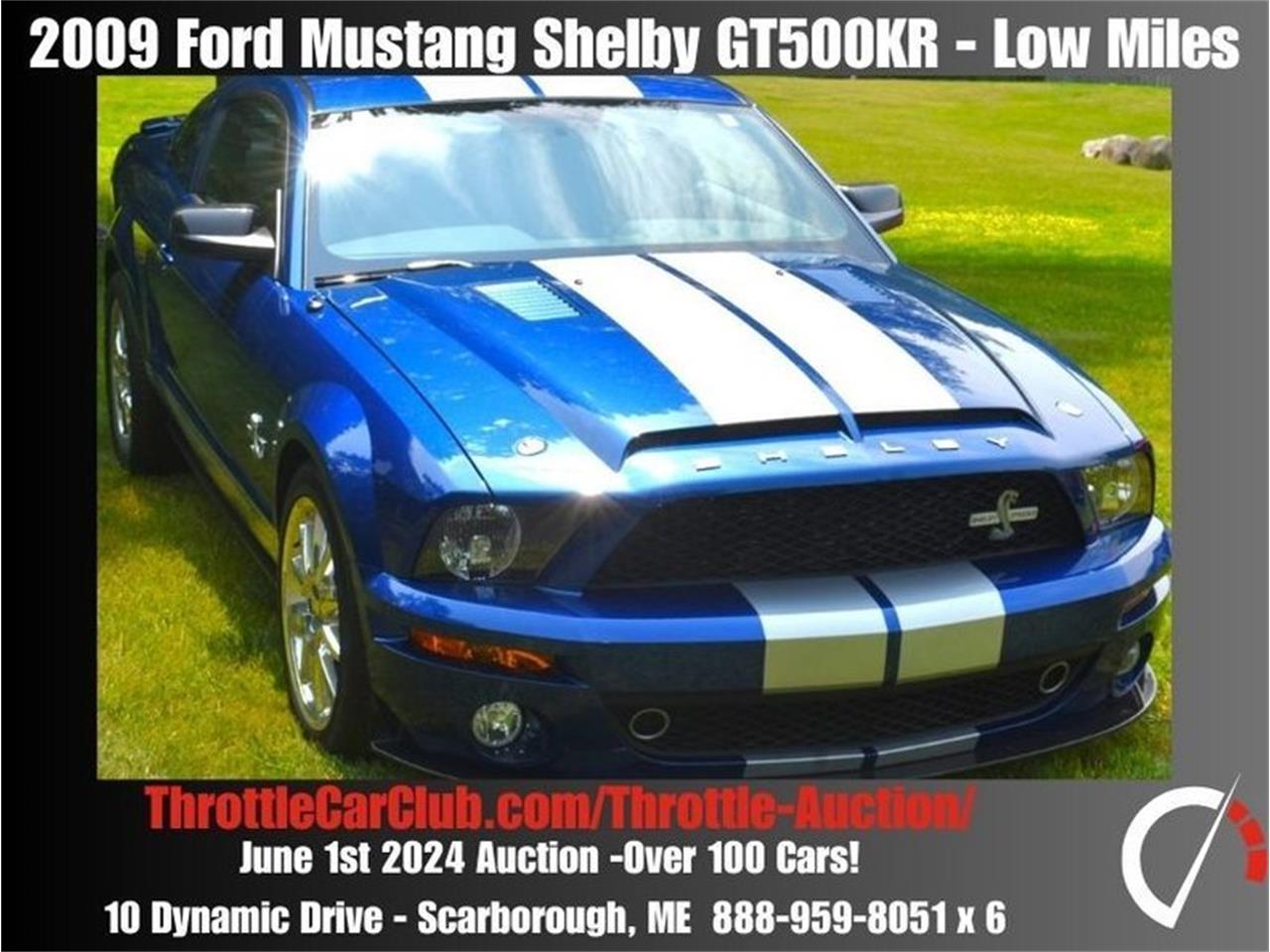 For Sale at Auction: 2009 Ford Mustang in Scarborough, Maine