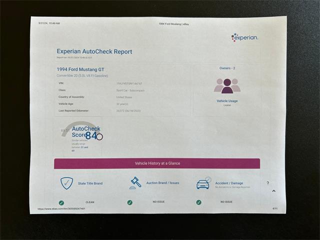 1994 Ford Mustang GT (CC-1852796) for sale in North Royalton, Ohio