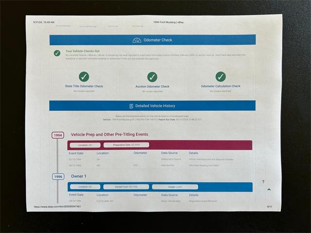 1994 Ford Mustang GT (CC-1852796) for sale in North Royalton, Ohio