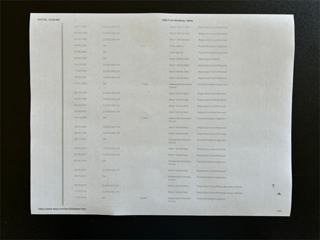 1994 Ford Mustang GT (CC-1852796) for sale in North Royalton, Ohio