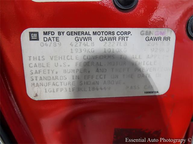 1989 Chevrolet Camaro (CC-1853018) for sale in Downers Grove, Illinois