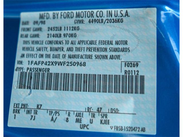 1998 Ford Mustang (CC-1855375) for sale in Warner Robins, Georgia