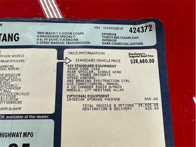 2003 Ford Mustang (CC-1856081) for sale in Newfield, New Jersey