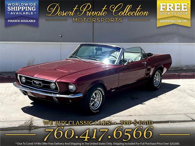 1968 Ford Mustang GT (CC-1857527) for sale in Palm Desert , California