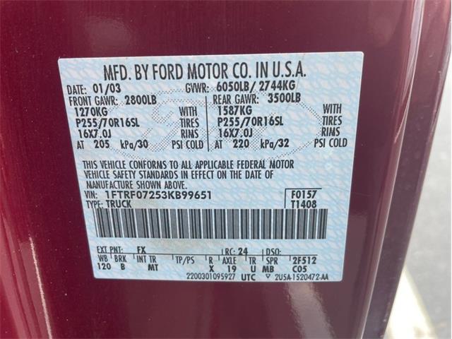 2003 Ford F150 (CC-1859605) for sale in Lutz, Florida