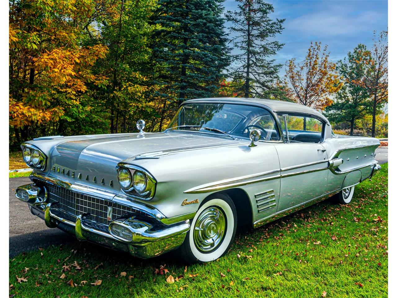 1958 Pontiac Bonneville For Sale Wallpaper For Iphone