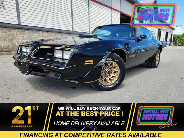 1977 Pontiac Firebird Trans Am (CC-1862899) for sale in Vaudreuil-Dorion, Quebec