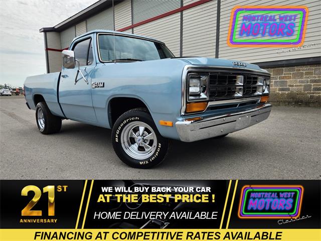 1987 Dodge D150 (CC-1863882) for sale in Vaudreuil-Dorion, Quebec