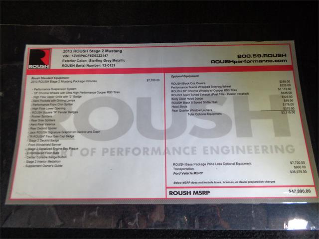 2013 Ford Mustang (Roush) (CC-1860401) for sale in webster, Massachusetts